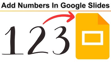 How to Add Slide numbers in Google Slides