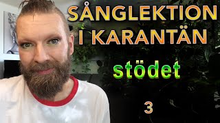 Sång i Karantän - 3 Stödet