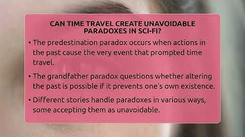 Can Time Travel Create Unavoidable Paradoxes In Sci-fi? - The SciFi Reel