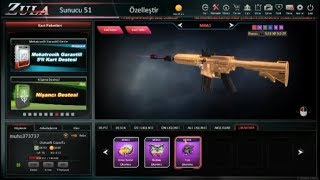 Zula 3 Adet M4A1 Destesi Açtım M4A1 Fullendi. Efsane Geldi