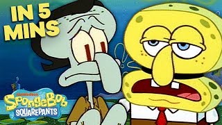 'Opposite Day' with SpongeBob❓in 5 Minutes!  | SpongeBob SquarePants