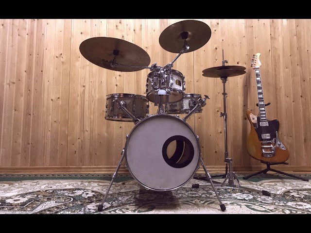 Rock'n'roll twist drums 180 bpm | Practice guitar | Bass | Drums Track class=