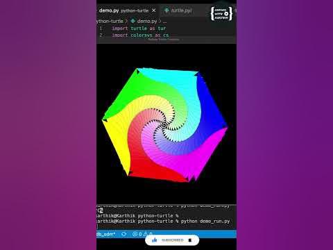 Superb graphics with python turtle | Python Turtle Graphics 22 ...