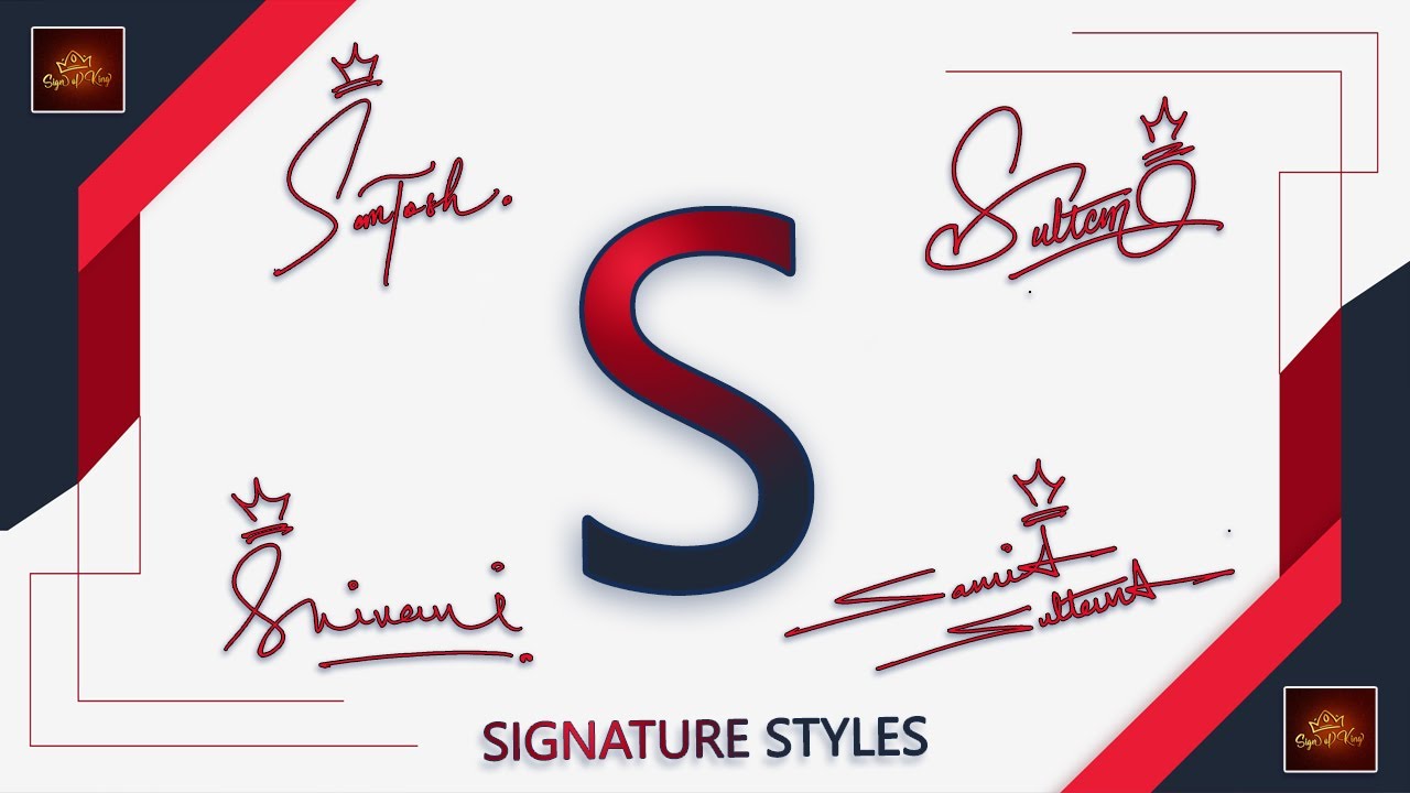 S signature Styles | Signature for my Name Start with S ...