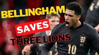 BELLINGHAM SAVES THREE LIONS - ENGLAND 2-2 BELGIUM