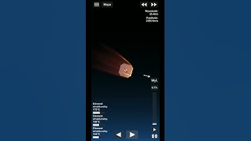 Small asteroid reentry in spaceflight simulator