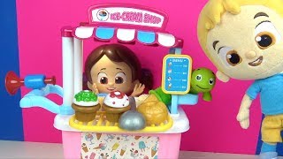 Niloyanın Dev Dondurma Arabası Dondurmacı Niloya Mete Tospik Ile Kornalı Dondurma Arabası Açıyoruz