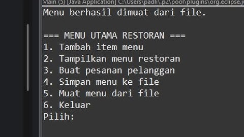 Tugas 2 Pemrograman Berbasis Desktop (STSI4201) | Universitas Terbuka