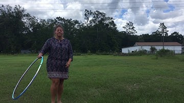 Beginner Hula Hoop Trick: 2 handed helicopter