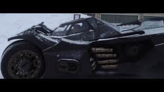 Real Batmobile In The Snow!