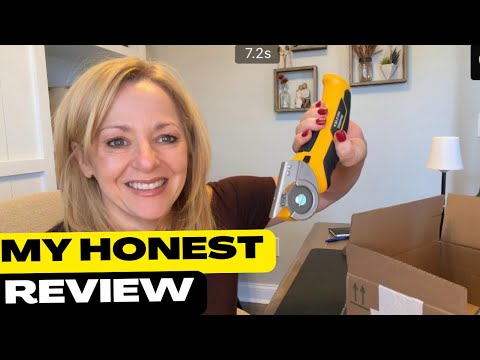 “AMZBUY Cordless Electric Box Cutter Review – Game-Changer for Cardboard Recycling” #ad