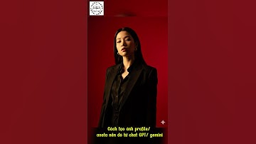 Cách tạo trend avata nền đỏ/ ảnh profile bằng chat GPT hoặc Gemini