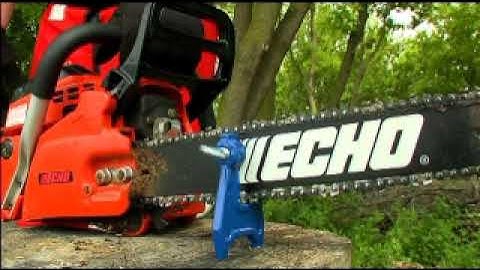 ECHO Chainsaws Sharpen a Chainsaw Chain Product Knowledge Video