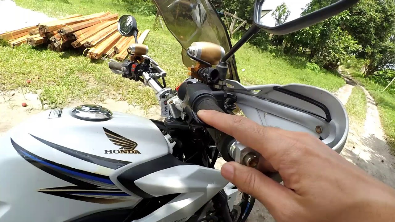 Modifikasi Honda Cb150r 2014 Ala Adventure Palangkaraya Youtube