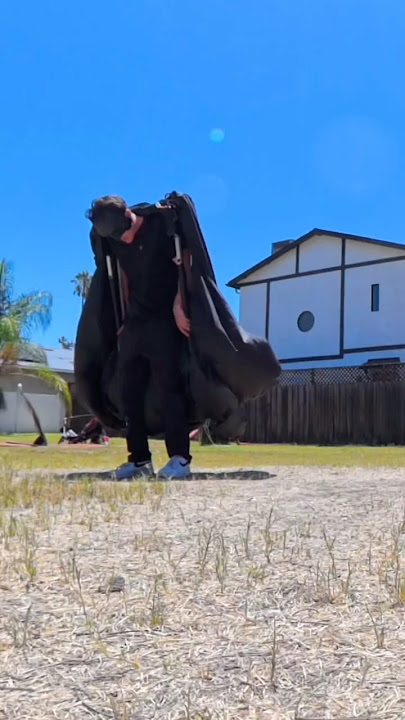 Real Batman Gliding Cape!