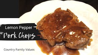 Lemon Pepper Pork Chops (in the Skillet) by Country Family Values 294 views 1 year ago 4 minutes, 47 seconds