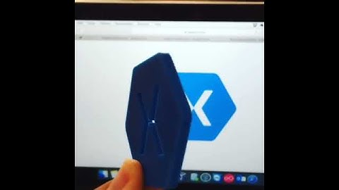 Xamarin Logo 3D Printed