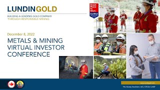 Lundin Gold Inc. (OTCQX: LUGDF | TSX: LUG): Virtual Investor Conferences