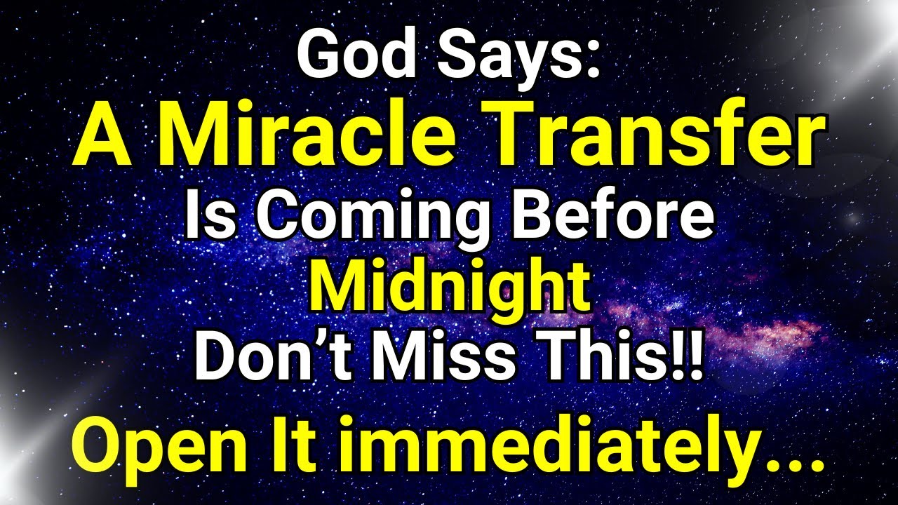 Бог говорит: Я не шучу! До полуночи ваш чудесный перевод поступит на ваш счёт — получите
