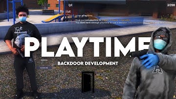 [FiveM] [$12] Backdoor Development: Playtime [QBCORE & ESX]