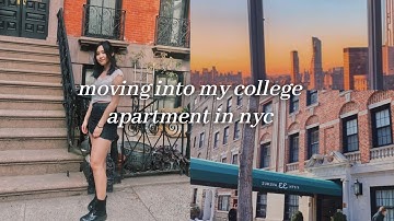 Moving into my first NYC apartment ~ NYU move-in vlog