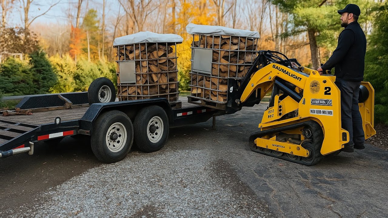 Доставка дров НЕ пошевелив и пальцем!
