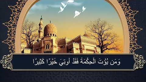 سوره البقره الصفحه ٤٤ الشيخ/ محمد صديق المنشاوى