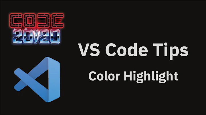 VS Code tips: The Color Highlight extension