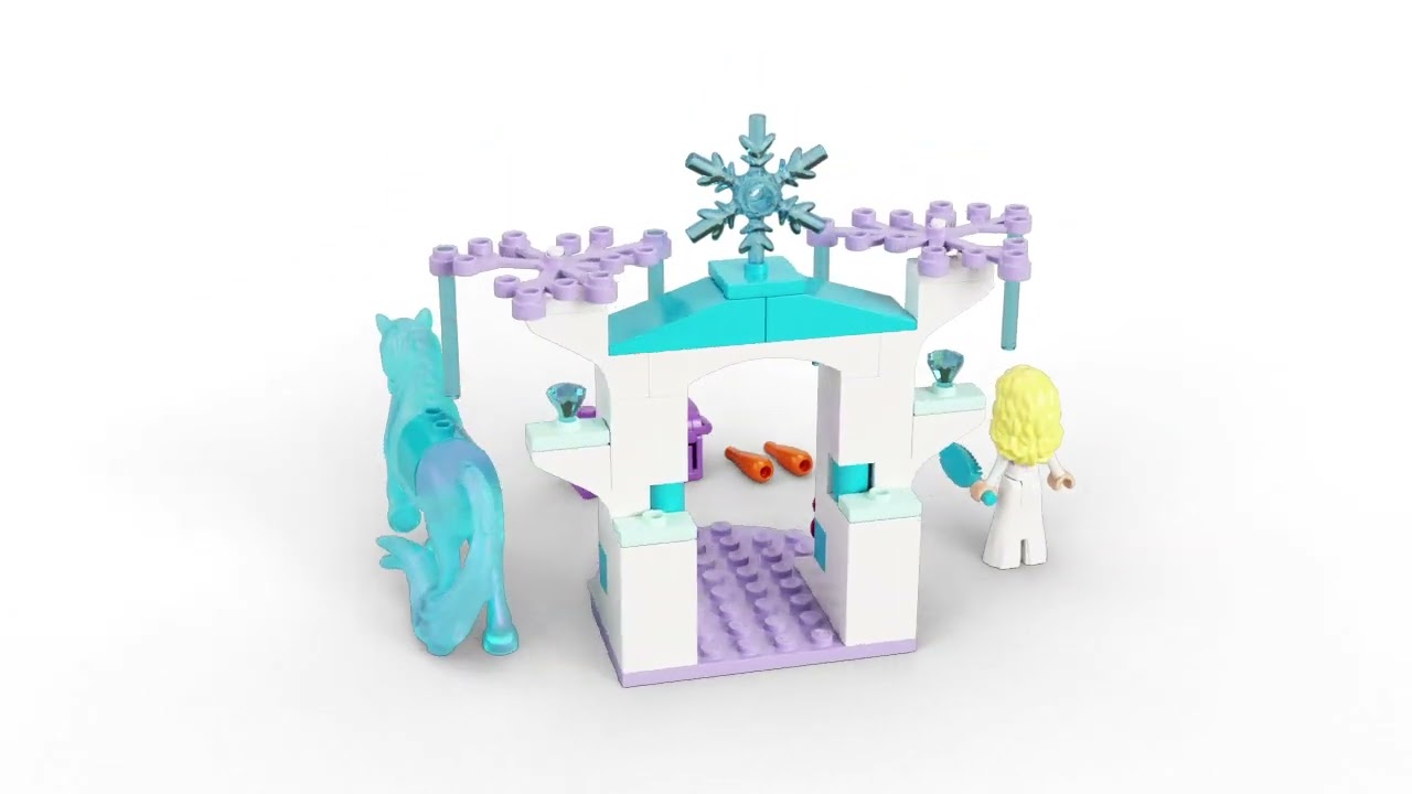 LEGO® 43209 Disney Elsa Et L'Écurie De Glace De Nokk, Jouet de la