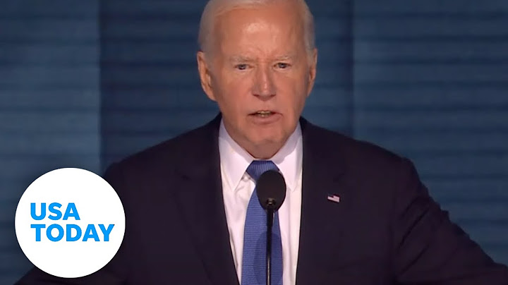 Full speech: Pres. Joe Biden speaks at 2024 DNC | USA TODAY
