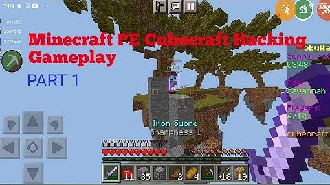 Hacking In Cubecraft Bedrock Pocked Edition (Part 1)