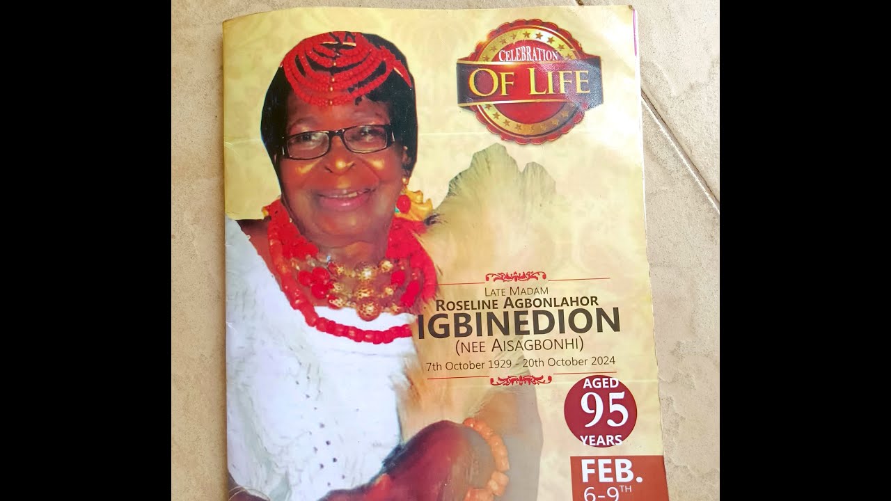 THE BURIAL CEREMONY OF LATE MADAM ROSELINE IGBINEDION IN OLIGIE IGBANKE PART 4(IETV)