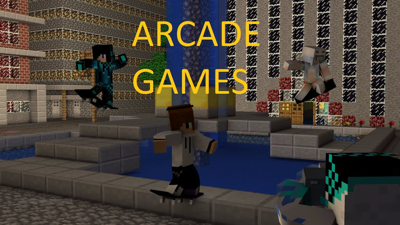 Minecraft Arcade Games: Первая игра на сервере Timolia