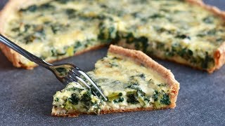 Spinach and Leek Quiche