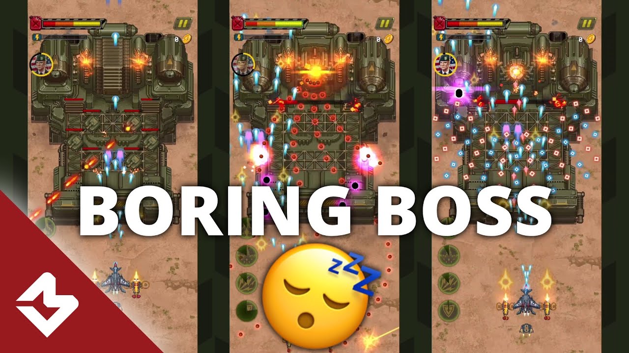 Boring Boss Level Gameplay - 1945 Air Force Game - YouTube