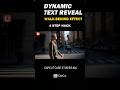 Cinematic Text Reveal Behind Moving Person | CapCut Tutorial