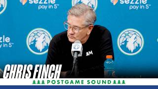 “Passing The Ball Got Us To Break Their Pressure.” | Chris Finch Postgame Sound | 10.25.26