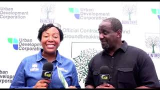 Kimberley Brown | Communications Manager UDC |  | Rain Tree Commercial Complex Ground Breaking