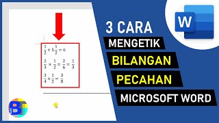 How to Type Fractions in Word | Learn Microsoft Word