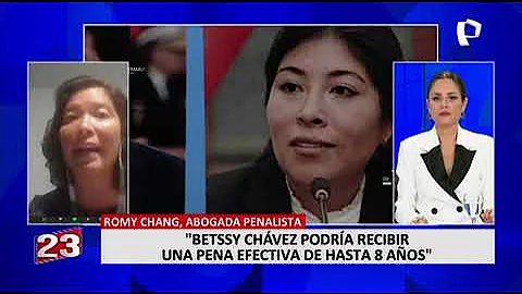 Betssy Chvez podra recibir una pena efectiva de ha...