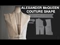 【Fashion Study of Shape 06】ALEXANDER MCQUEEN【Pattern making / Draping/ Sewing / Vlog】