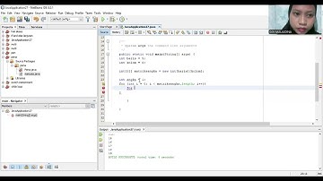 ARRAY 2 DIMENSI NEATBEANS