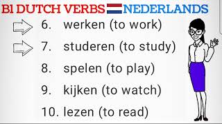 learn dutch verbs lesson 2 [ nederlands leren ]