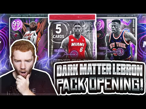 Huge Dark Matter *LEBRON JAMES* Pack OPENING! Maxed Out II PROMO Packs!! (NBA 2K22 MyTeam)