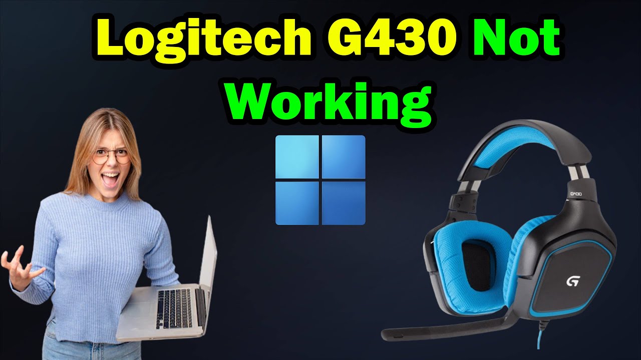 how FIX Logitech G430 Working - YouTube