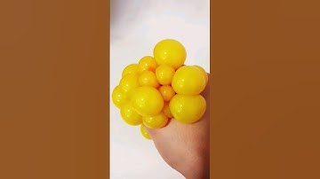 squishy loop mesh balls 💜💛 #satisfying #loop #fidget #stressrelief #stressball #trending #squishy