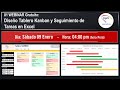 1er Webinar Diseño Tablero Kanban y Seguimiento de Tareas en Excel. 09 Ene, 4 pm (Hora Perú)