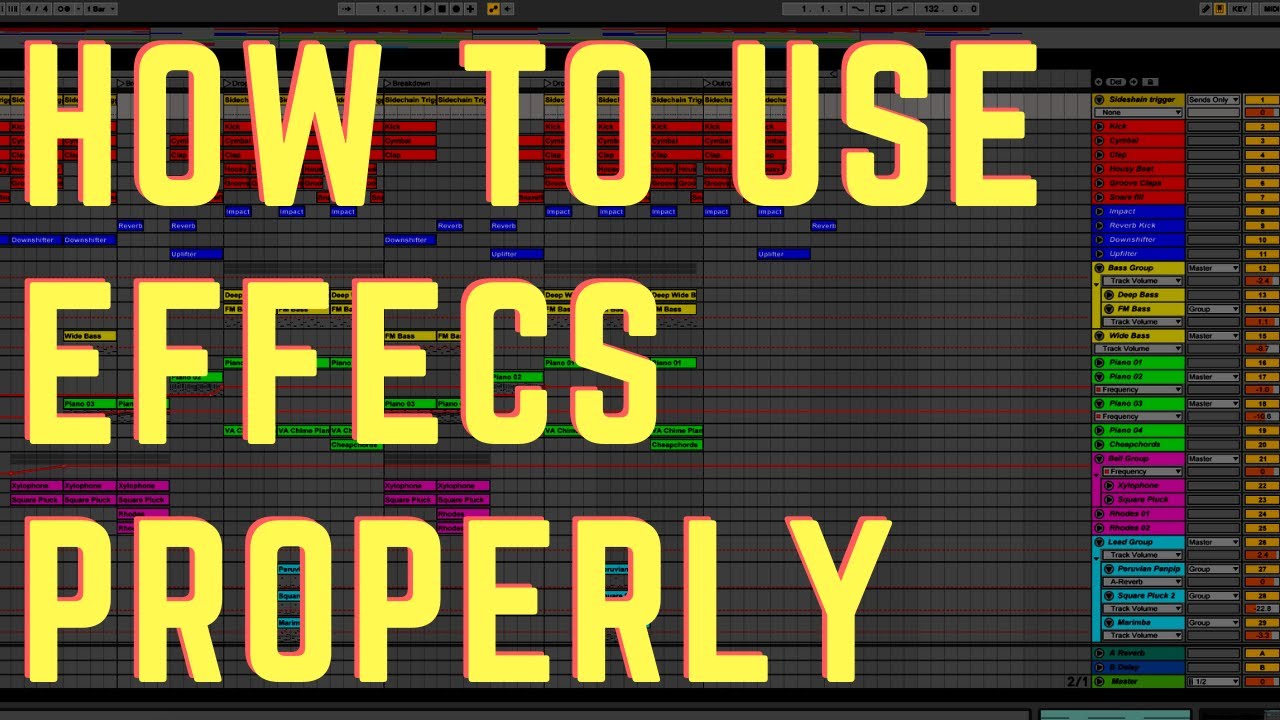 How To Use Effects In Ableton Live [The Proper Way] - YouTube