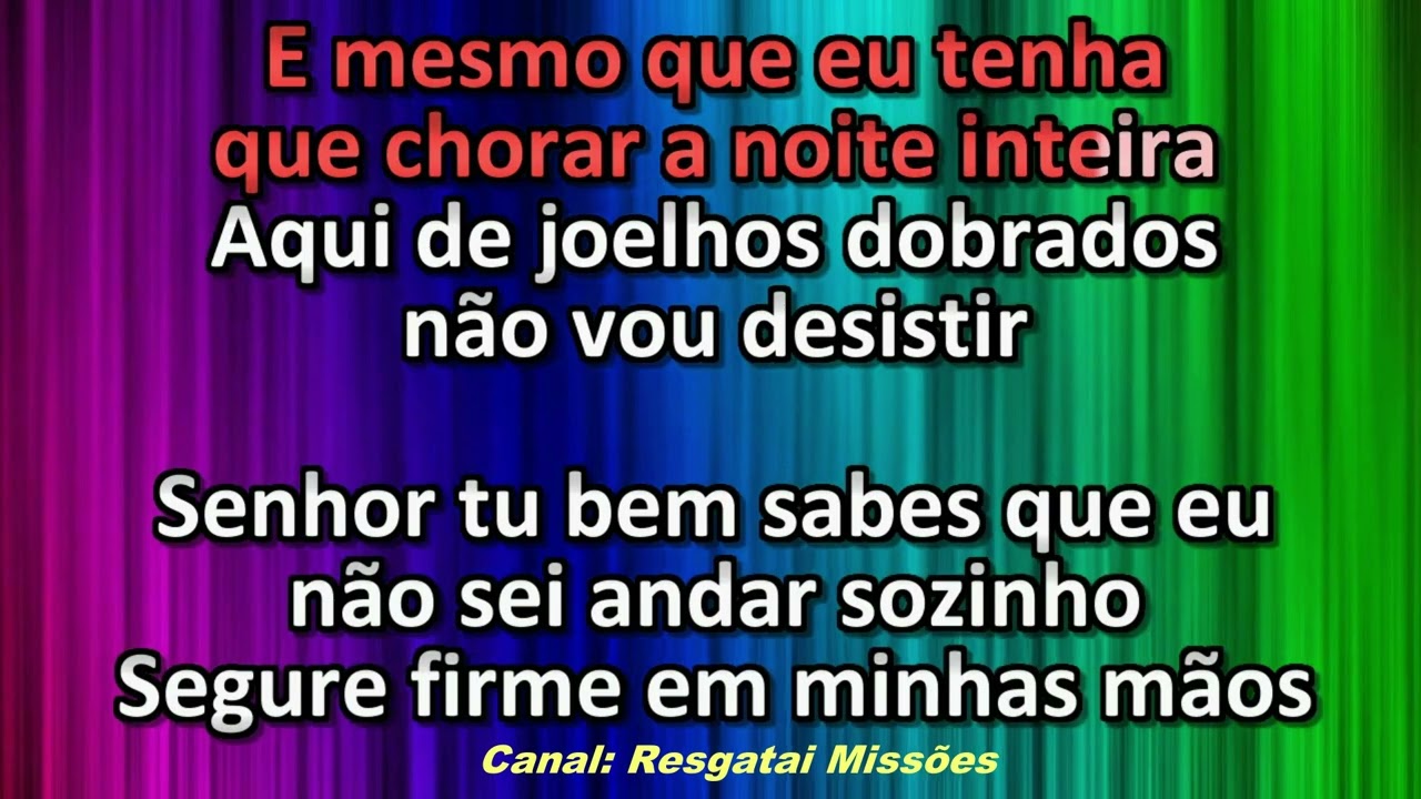 Gelson Melo - Súplica na Madrugada - Playback - Karaokê