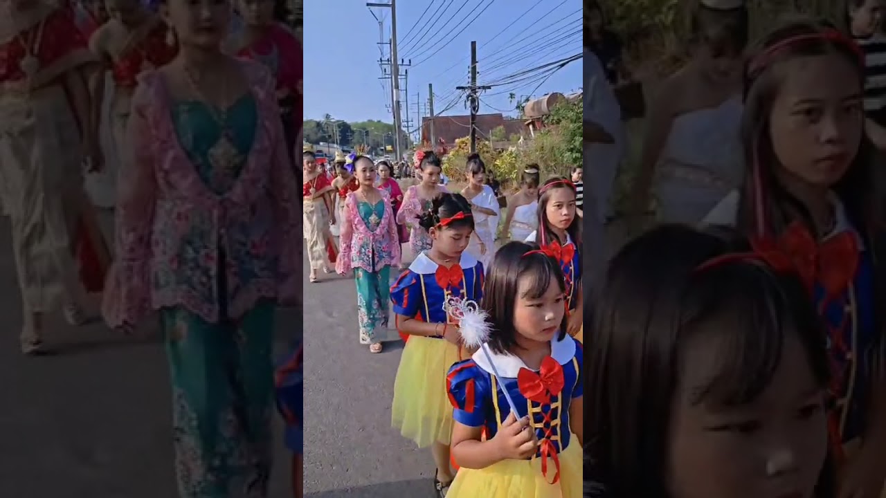 บรรยากาศขบวนพาเหรดและพิธีเปิดการแข่งขันกรีฑาเด็กและเยาวชนตำบลคึกคัก ประจำปี2569 #เทศบาลตำบลคึกคัก